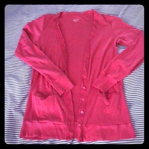 J. Crew Pink Cardigan Size M